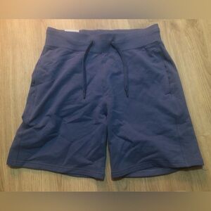 Men's Athletic Drawstring Shorts in Deep Blue